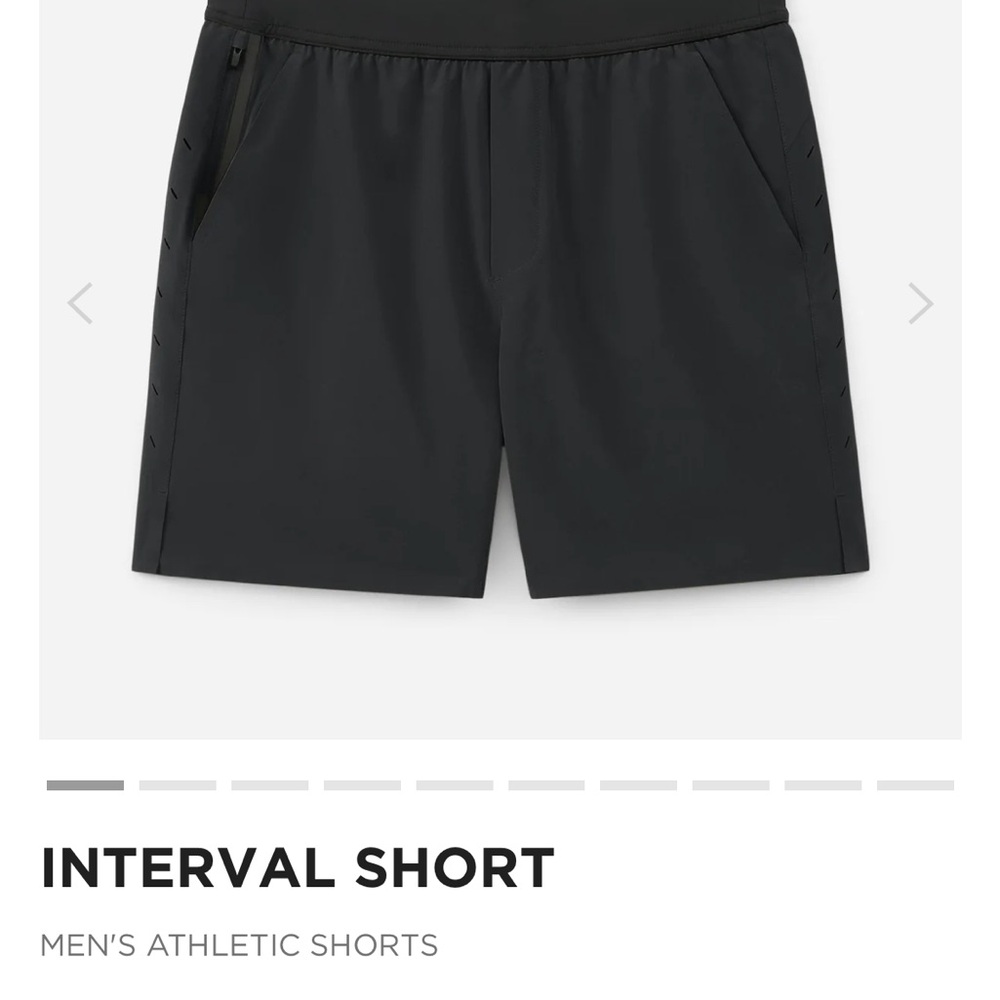 Men's Black Athletic Shorts